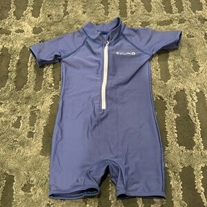 Slate blue Kuling one piece rash guard